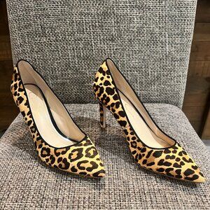 Jessica Simpson "Carpena" Leopard Print Calf Hair Pumps – Size 7
